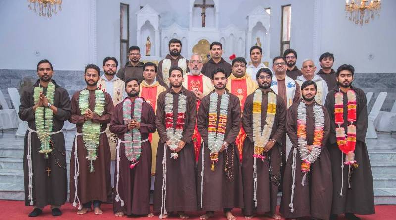 Two brothers professed their first vows as Capuchin Friars (Photo: Fr. Henry Paul)