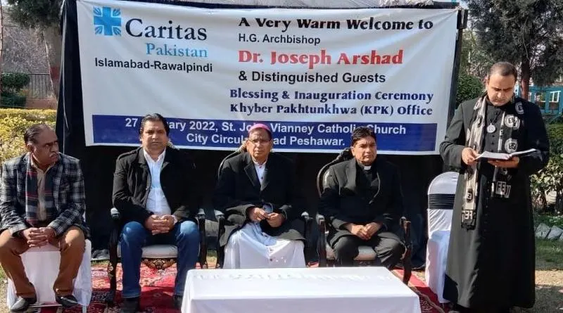 Abp. Joseph Arshad inaugurates new office of Caritas at KPK Province