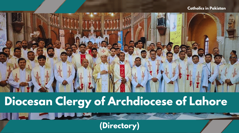 Diocesan Clergy | Archdiocese of Lahore | Catholics in Pakistan