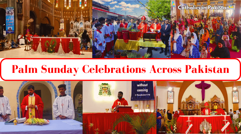 Palm Sunday in Catholic Churches across Pakistan 2024